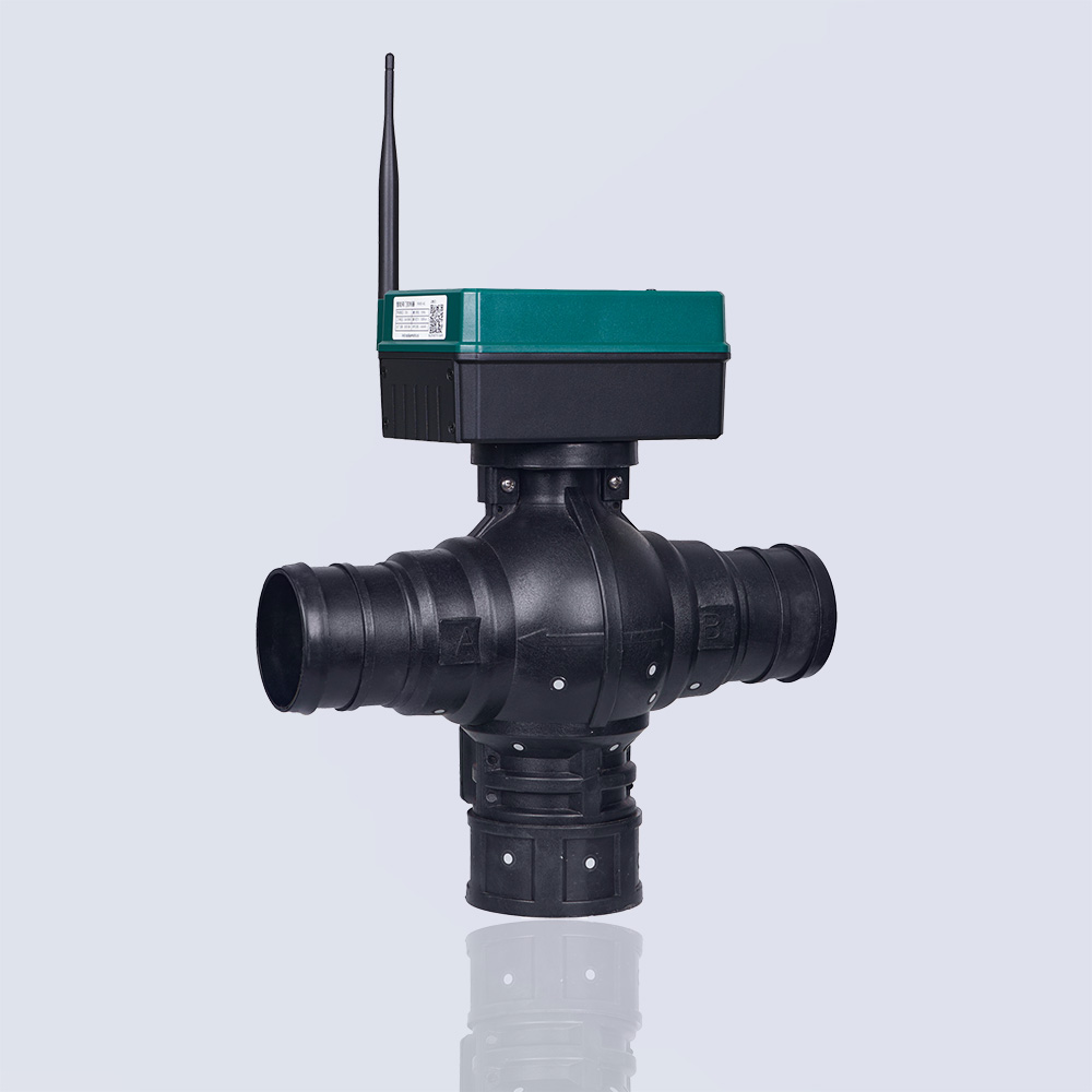 智能节水灌溉三通换向球阀